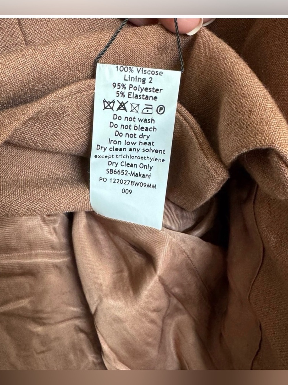 Sold Out House of CB Makani Mocha Corset Blazer XS Linen Archive Y2K - Picture 13 of 13